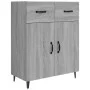 Sonoma gray engineered wood sideboard 69.5x34x90 cm by vidaXL, Sideboards - Ref: Foro24-817361, Price: 71,21 €, Discount: %