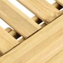 Tumbona con mesa de madera de pino impregnada verde
