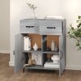 Sonoma-graues Sideboard aus Holzwerkstoff, 69,5 x 34 x 90 cm von vidaXL, Sideboards - Ref: Foro24-817361, Preis: 71,90 €, Rab...