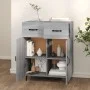 Sonoma gray engineered wood sideboard 69.5x34x90 cm by vidaXL, Sideboards - Ref: Foro24-817361, Price: 71,21 €, Discount: %