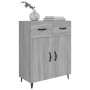 Sonoma-graues Sideboard aus Holzwerkstoff, 69,5 x 34 x 90 cm von vidaXL, Sideboards - Ref: Foro24-817361, Preis: 71,90 €, Rab...