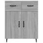 Sonoma gray engineered wood sideboard 69.5x34x90 cm by vidaXL, Sideboards - Ref: Foro24-817361, Price: 71,21 €, Discount: %