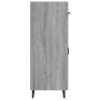 Sonoma-graues Sideboard aus Holzwerkstoff, 69,5 x 34 x 90 cm von vidaXL, Sideboards - Ref: Foro24-817361, Preis: 71,90 €, Rab...