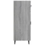 Sonoma gray engineered wood sideboard 69.5x34x90 cm by vidaXL, Sideboards - Ref: Foro24-817361, Price: 71,21 €, Discount: %