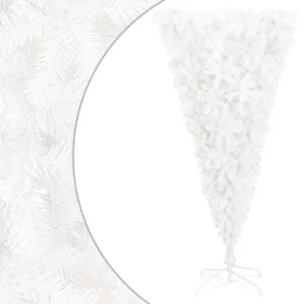 Upside down artificial Christmas tree with white stand 180 cm by vidaXL, Christmas trees - Ref: Foro24-344667, Price: 35,66 €...