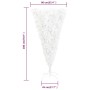 Upside down artificial Christmas tree with white stand 180 cm by vidaXL, Christmas trees - Ref: Foro24-344667, Price: 36,22 €...