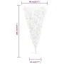 Upside down artificial Christmas tree with white stand 180 cm by vidaXL, Christmas trees - Ref: Foro24-344667, Price: 35,66 €...