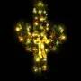 Christmas cactus with stand and green LEDs 150 cm PVC by vidaXL, Christmas trees - Ref: Foro24-344655, Price: 52,99 €, Discou...