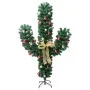 Christmas cactus with stand and green LEDs 150 cm PVC by vidaXL, Christmas trees - Ref: Foro24-344655, Price: 52,99 €, Discou...
