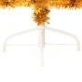 Half artificial Christmas tree with golden PVC support 120 cm by vidaXL, Christmas trees - Ref: Foro24-344690, Price: 17,11 €...