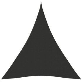 Toldo de vela triangular tela Oxford gris antracita 5x6x6 m Toldo de vela triangular tela Oxford gris antracita 5x6x6 m