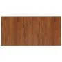 Dunkelbraune Arbeitsplatte aus behandeltem Massivholz für Badezimmer 80x40x1,5 cm von vidaXL, Arbeitsplatten - Ref: Foro24-34...