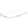 Dunkelbraune Arbeitsplatte aus behandeltem Massivholz für Badezimmer 80x40x1,5 cm von vidaXL, Arbeitsplatten - Ref: Foro24-34...