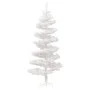 Spiral Christmas tree with stand and LEDs white PVC 180 cm by vidaXL, Christmas trees - Ref: Foro24-344654, Price: 42,37 €, D...