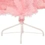 Half artificial Christmas tree with pink PVC support 240 cm by vidaXL, Christmas trees - Ref: Foro24-344674, Price: 65,09 €, ...