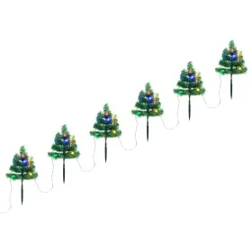 Árboles de Navidad para caminos 6 uds PVC 45 LED multicolor by vidaXL, Christmas trees - Ref: Foro24-344659, Price: 16,49 €, ...