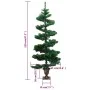 Spiralförmiger Weihnachtsbaum mit Topf und LED aus grünem PVC, 120 cm von vidaXL, Weihnachtsbäume - Ref: Foro24-344649, Preis...