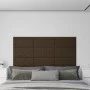 Wandpaneele 12 Stück Kunstleder Braun 60x30 cm 2,16 m² von vidaXL, Wandverkleidung - Ref: Foro24-343994, Preis: 50,58 €, Raba...