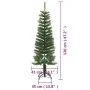 Narrow artificial Christmas tree with PE support 120 cm by vidaXL, Christmas trees - Ref: Foro24-344643, Price: 26,31 €, Disc...