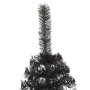 Half artificial Christmas tree with black PVC support 240 cm by vidaXL, Christmas trees - Ref: Foro24-344679, Price: 47,63 €,...