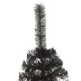Half artificial Christmas tree with black PVC support 240 cm by vidaXL, Christmas trees - Ref: Foro24-344679, Price: 46,86 €,...