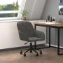 Dark Gray Velvet Swivel Office Chair by vidaXL, Office chairs - Ref: Foro24-344868, Price: 85,53 €, Discount: %
