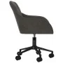 Dark Gray Velvet Swivel Office Chair by vidaXL, Office chairs - Ref: Foro24-344868, Price: 85,53 €, Discount: %