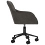 Silla de oficina giratoria de terciopelo gris oscuro de vidaXL, Sillas de oficina - Ref: Foro24-344868, Precio: 90,56 €, Desc...