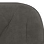 Silla de oficina giratoria de terciopelo gris oscuro de vidaXL, Sillas de oficina - Ref: Foro24-344868, Precio: 90,56 €, Desc...