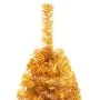 Half artificial Christmas tree with golden PVC support 240 cm by vidaXL, Christmas trees - Ref: Foro24-344694, Price: 35,05 €...