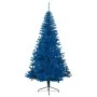 Half artificial Christmas tree with blue PVC support 240 cm by vidaXL, Christmas trees - Ref: Foro24-344684, Price: 31,44 €, ...