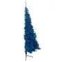 Half artificial Christmas tree with blue PVC support 240 cm by vidaXL, Christmas trees - Ref: Foro24-344684, Price: 31,44 €, ...