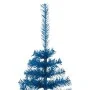 Half artificial Christmas tree with blue PVC support 240 cm by vidaXL, Christmas trees - Ref: Foro24-344684, Price: 31,44 €, ...