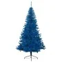 Half artificial Christmas tree with blue PVC support 210 cm by vidaXL, Christmas trees - Ref: Foro24-344683, Price: 27,09 €, ...