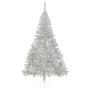 Half artificial Christmas tree and silver PVC support 240 cm by vidaXL, Christmas trees - Ref: Foro24-344699, Price: 60,09 €,...