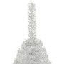 Half artificial Christmas tree and silver PVC support 240 cm by vidaXL, Christmas trees - Ref: Foro24-344699, Price: 61,00 €,...