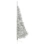 Halber künstlicher Weihnachtsbaum und silberner PVC-Stütze 210 cm von vidaXL, Weihnachtsbäume - Ref: Foro24-344698, Preis: 39...