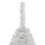 Half artificial Christmas tree and silver PVC support 210 cm by vidaXL, Christmas trees - Ref: Foro24-344698, Price: 39,14 €,...