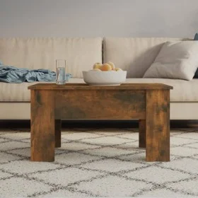 Engineered wood smoked oak coffee table 79x49x41 cm by vidaXL, Coffee table - Ref: Foro24-819281, Price: 59,99 €, Discount: %