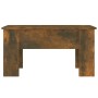 Eiche geräuchert Holzwerkstoff Couchtisch 79x49x41 cm von vidaXL, Couchtisch - Ref: Foro24-819281, Preis: 60,72 €, Rabatt: %