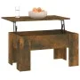 Mesa de centro madera de ingeniería roble ahumado 79x49x41 cm de vidaXL, Mesas de centro - Ref: Foro24-819281, Precio: 59,99 ...