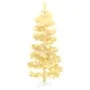 Spiral Christmas tree with stand and LEDs white PVC 150 cm by vidaXL, Christmas trees - Ref: Foro24-344653, Price: 31,44 €, D...