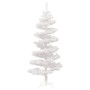 Spiral Christmas tree with stand and LEDs white PVC 150 cm by vidaXL, Christmas trees - Ref: Foro24-344653, Price: 31,44 €, D...