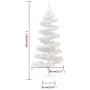 Spiral Christmas tree with stand and LEDs white PVC 150 cm by vidaXL, Christmas trees - Ref: Foro24-344653, Price: 31,44 €, D...