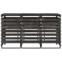 Cobertizo triple cubos basura madera pino pintada 210x75x121cm