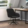 Black velvet swivel office chair by vidaXL, Office chairs - Ref: Foro24-344862, Price: 91,36 €, Discount: %