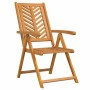 Juego Bistro de Jardín 3 pcs Marrón madera maciza de acacia
