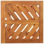 Juego Bistro de Jardín 3 pcs Marrón madera maciza de acacia