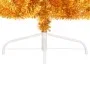 Half artificial Christmas tree with golden PVC support 210 cm by vidaXL, Christmas trees - Ref: Foro24-344693, Price: 22,97 €...