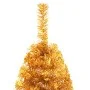 Half artificial Christmas tree with golden PVC support 210 cm by vidaXL, Christmas trees - Ref: Foro24-344693, Price: 22,97 €...